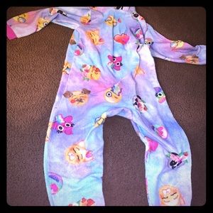 Emoji PJ Onesie (Fleece)